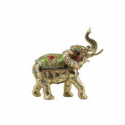 Decorative Figure DKD Home Decor Elephant Resin Modern (24 x 12 x 23,5 cm)
