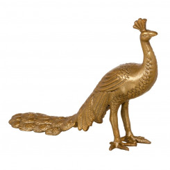 Dekoratiivne joonis 26 x 7 x 19 cm Kuldne paabulind