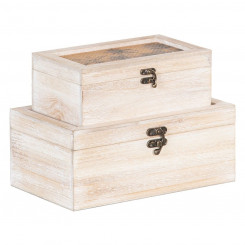 Декоративная коробка 30 х 18 х 12 см. Ротанг DMF Пальма (2 шт.)