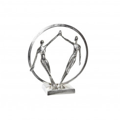Decorative Figure DKD Home Decor Silver Aluminium Persons (34 x 11 x 36 cm)
