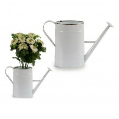 Decorative watering can Metal White Silver 10,5 x 22,5 x 38 cm