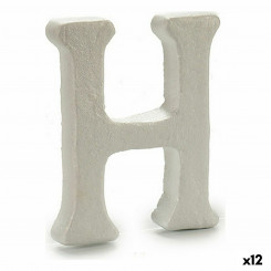Letter H Valge polüstüreen 1 x 15 x 13,5 cm (12 ühikut)