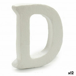 Буква Д Белый полистирол 2 х 15 х 11,5 см (12 шт.)