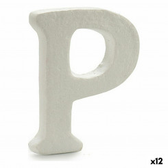 Буква П Полистирол белый 1 х 15 х 13,5 см (12 шт.)