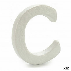 Буква С Полистирол белый 1 х 15 х 13,5 см (12 шт.)