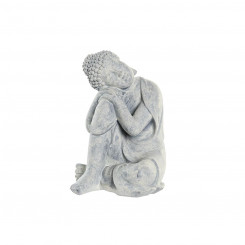 Dekoratiivne figuur DKD Kodukaunistus 18 x 14 x 23 cm Buddha helehall idamaine