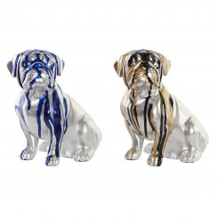 Decorative Figure DKD Home Decor 19 x 11,5 x 18,5 cm Dog (2 Units)