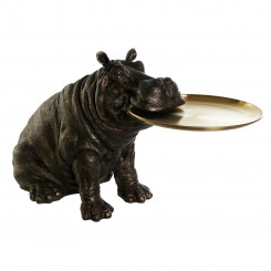 Decorative Figure DKD Home Decor 74 x 33,5 x 42 cm Copper Resin Hippopotamus