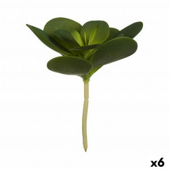 Dekoratiivsed taimelehed, ümmargune plastik, 18 x 23 x 18 cm (6 ühikut)