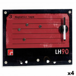 Магнитная доска с маркером 40 х 30 см (4 шт.)