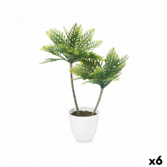 Декоративное растение Пальма Пластик 36 x 55,5 x 24 см (6 шт.)
