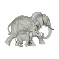 Декоративная фигурка Атмосфера 15,5 x 22,5 x 12 см Слон из смолы Разноцветный