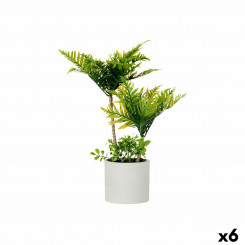 Декоративное растение Пальма Пластиковый цемент 12 x 45 x 12 см (6 шт.)
