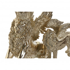 Dekoratiivne figuur Avaleht ESPRIT Kuldlõvi 20 x 10,5 x 17,5 cm 29 x 13 x 25 cm (2 ühikut)