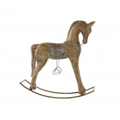 Rocking horse DKD Home Decor Rocking chair Horse 61.5 x 13.5 x 62 cm