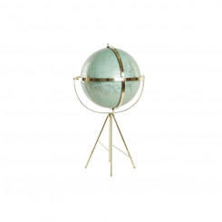 Decorative figure DKD Home Decor Globe Metal PVC Vintage with Leg (37 x 34 x 63 cm)