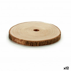Decorative log Ø 24.5 cm Brown (12 Units)