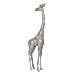 Декоративная статуэтка Серый Золотой Жираф 27 х 12 х 100 см