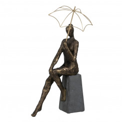Decorative figure Copper Lady 25 x 17.5 x 44 cm