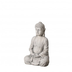 Sculpture Buddha Gray Ethnic 44.5 x 28 x 70.5 cm