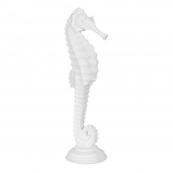 Decorative figure White Seahorse 15 x 12.5 x 45 cm