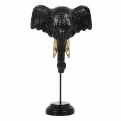 Decorative figure Black Golden Elephant 20.5 x 14.3 x 35.5 cm