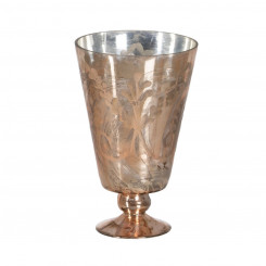Decorative flower Wine glass Copper 16 x 16 x 25 cm