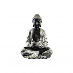 Декоративная статуя DKD Home Decor 43 x 37 x 57 см Серебристый Черный Будда Восточный