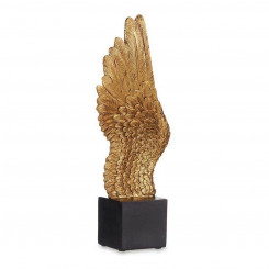 Decorative figure Golden Angel Wings polyresin (8 x 33.5 x 13 cm)