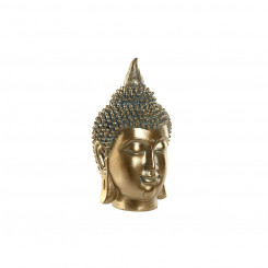 Dekoratiivkuju Home ESPRIT Kuldne Buddha Idamaine 16 x 15,5 x 28 cm