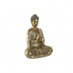 Decorative statue Home ESPRIT Golden Buddha Oriental 20 x 12 x 24.3 cm