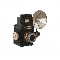 Декоративная фигурка Home ESPRIT Black Silver Camera Vintage 26 x 16 x 24 см