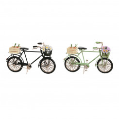 Декоративная фигурка Home ESPRIT Черный Мятно-зеленый Велосипед Винтаж 24 x 9 x 13 см (2 шт.)