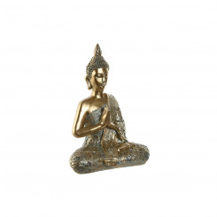 Dekoratiivkuju Home ESPRIT Kuldne Buddha Idamaine 29 x 16 x 37 cm