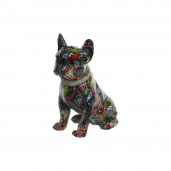 Decorative figure Home ESPRIT Multicolored Dog 26 x 15 x 29 cm