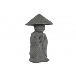 Decorative figure Home ESPRIT Gray Monk Oriental 30 x 30 x 51 cm