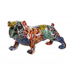 Decorative figure Home ESPRIT Multicolored Dog 25.5 x 12 x 13.5 cm
