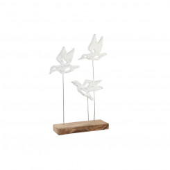 Декоративная фигурка DKD Home Decor Коричневый Белый Железный Манго Дерево Птицы (32 x 10 x 51 см)