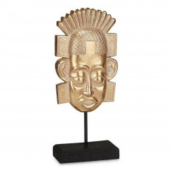 Decorative Figure Indian Man Golden Polyresin (17,5 x 36 x 10,5 cm)