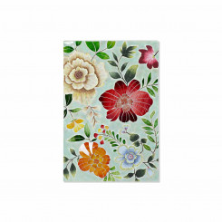 Холст DKD Домашний декор Холст с хрустальными цветами (80 x 4 x 120 см)