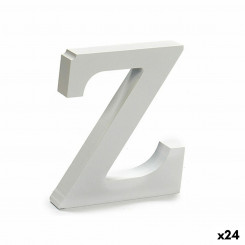 Letter Z Wood White (2 x 16 x 14,5 cm) (24 ühikut)