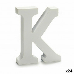 Letter K, puit valge (2 x 16 x 14,5 cm) (24 ühikut)