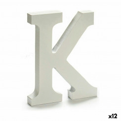 Буква K Wood White (1,8 x 21 x 17 см) (12 шт.)