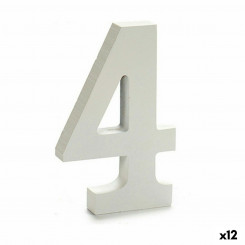 Number 4 Puit valge (1,8 x 21 x 17 cm) (12 ühikut)