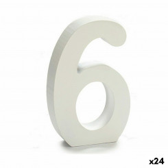 Number 6 Puit valge (2 x 16 x 14,5 cm) (24 ühikut)