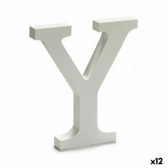 Буква Y Wood White (1,8 x 21 x 17 см) (12 шт.)