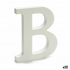 Буква B Wood White (1,8 x 21 x 17 см) (12 шт.)