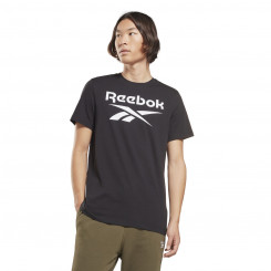 Мужская футболка с коротким рукавом Reebok BIG LOGO TEE HD4222 Черная