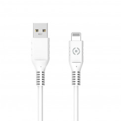 USB to Lightning Cable Celly White 1 m