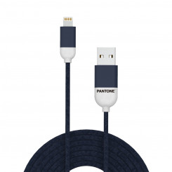 Кабель USB-Lightning Pantone PT-LCS001-5N Темно-синий 1,5 м